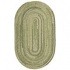 Capel Rugs Beachcomber 8x11 Oval Marsh Green Area Rugs