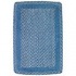 Capel Rugs Basketweave 2x8 Runner China Blue Area Rugs