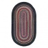 Capel Rugs Cape Henry 9x13 Oval Black Area Rugs