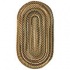 Capel Rugs Gramercy 2x3 Oval Gold Area Rugs