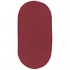 Capel Rugs Woodrun 3x5 Oval Burgundy Area Rugs