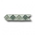 Original Style Large Triangle & Square Clear Glass Borders Victo