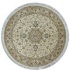 Nejad Rugs Silk  and  Wool 6 Round Tabriz Ivory/beige