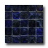 Portobello Cool Gem Mosaic 1 X 1 Sapphire Tile  and  S