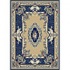 Carpet Art Deco Primavera 8 X 10 Aubusson/camel-prussian Blue Ar