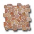 Original Style Rustic Mosaic Rustic Red Tile & Stone