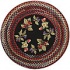 Capel Rugs Somewhere In Time 3x3 Round Berry Patch Area Rugs