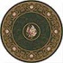 Milliken Montfleur 8 Round Olivine Area Rugs