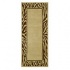 Nejad Rugs African Safari 3 X 8 Runner Zebra Border Beige/brown