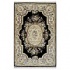 Nejad Rugs French Elegance 3 X 8 Aubuson Black/ivory Area Rugs