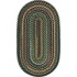 Capel Rugs Bear Creek 7x9 Oval Hunter Green Area Rugs