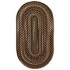 Capel Rugs Gramercy 2x4 Oval Black Area Rugs