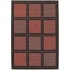 Couristan Recife 9 X 13 Summit Terra Cotta Black A