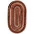 Capel Rugs Cambridge 11x14 Oval Red Basil Area Rugs