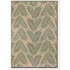 Couristan Recife 6 X 9 Tropical Ferns Green Natura
