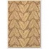 Couristan Recife 4 X 6 Tropical Ferns Cocoa Natura