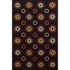 Kas Oriental Rugs. Inc. Tate 2 X 3 Tate Black Concentric Circles