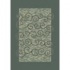 Milliken Spirale 4 X 5 Aqua Antique Area Rugs