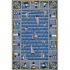 Kas Oriental Rugs. Inc. Colonial 8 X 11 Colonial Blue Lighthouse