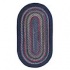 Capel Rugs Cape Henry 2x4 Oval Dark Blue Area Rugs