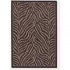 Couristan Recife 9 X 13 Zebra Black Cocoa Area Rug