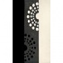 Foreign Accents Festival Shadows 3 X 8 Runner Black Beige Area R