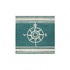 Nejad Rugs Classic Compass 4 Square Teal Area Rugs