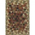 Central Oriental Triangle 2 X 7 Triangle Multi Area Rugs
