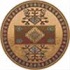Milliken Ahvas 8 Round Latte Area Rugs