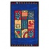 Nejad Rugs The Bright Collection 4 X 6 Fiesta Navy Area Rugs