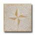 Original Style Medallion Mosaics Rose Beige Tile & Stone