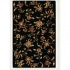 Couristan Lotus Garden 5 X 8 Budding Lily Black Area Rugs