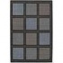 Couristan Recife 6 X 9 Summit Blue Black Area Rugs
