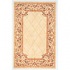 Kas Oriental Rugs. Inc. Ruby 2 X 4 Ruby Ivory Bord