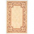 Kas Oriental Rugs. Inc. Ruby 2 X 4 Ruby Ivory Bord