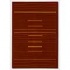 Couristan Scala 7 X 9 Upsilon Scarlet Area Rugs