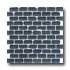 Original Style Tumbled Earth Single Brickbond Mosaic Darling Til