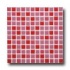 Original Style Mixed Glass Mosaics Red Tile & Stone