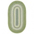 Capel Rugs Cottonside 2x3 Oval Green Blue Area Rugs