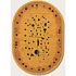 Couristan Metropolis 7 X 10 Oval Constellation Golden Yellow Are