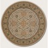 Couristan Mirage 7 Round Fantasia Ivory Area Rugs