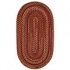 Capel Rugs Homecoming 2x3 Oval Rosewood Area Rugs