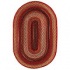 Capel Rugs Americana 9x13 Oval Country Red Area Rugs