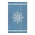 Nejad Rugs Ship Wheel 8 X 11 Light Blue Area Rugs