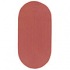 Capel Rugs Woodrun 3x5 Oval Terra Cotta Area Rugs