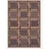Couristan Recife 8 X 11 Organic Blocks Cocoa Black