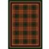 Milliken Magee Plaid 8 Round Amber Emerald Ii Area Rugs