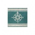 Nejad Rugs Classic Compass 8 Square Teal Area Rugs