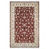 Nejad Rugs Silk  and  Wool 6 X 9 Tabriz Burgundy/ivory