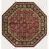 Couristan Shiraz 6 Octagon All Over Floral Persian Red Area Rugs